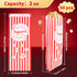 50 Popcorn Bags Individual Servings - 2oz Disposable Food Paper Popcorn Bags Party Pop Corn Sleeves Bulk Carnival Halloween Snack Packs Gift Favor...