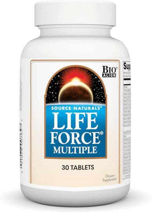 Source Naturals Life Force Multiple Daily Multivitamin High Potency Essential Vitamins, Minerals, Antioxidants & Nutrients - Energy & Immune Boost...