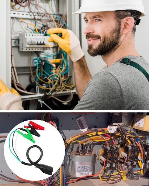 HVAC Adaptor Cord Compatible with Yellow Jacket 69522 RT310 69411 RT250 ET300 ET310 Digital Circuit Breaker Finder, AC Tools for HVAC Clearance an...