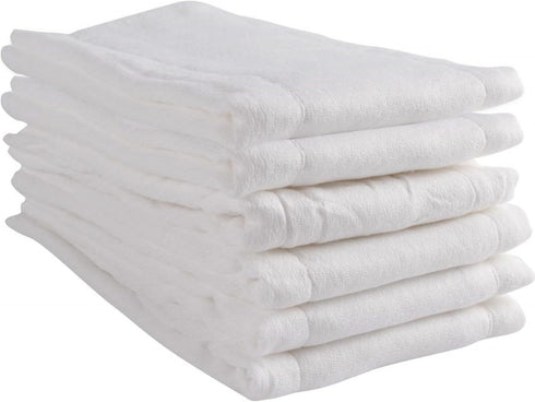 Prefold Cloth Diapers - Premium Cotton, Fasoar 3 Ply Environmental Friendly Baby Washable Diaper Covers for Babies to Toddlers Multi-Use (10-35 lb...