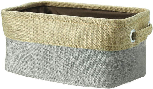 uxcell Collapsible Fabric Storage Basket Bins with Dual Handles, Foldable Toy Bins for Laundry Clothes Storage, Home Organizer for Bedroom Office ...