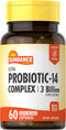 Sundance Probiotic-14 Complex | 3 Billion Active Cultures | 60 Capsules | Non-GMO and Gluten Free Supplement...