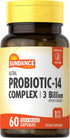 Sundance Probiotic-14 Complex | 3 Billion Active Cultures | 60 Capsules | Non-GMO and Gluten Free Supplement...