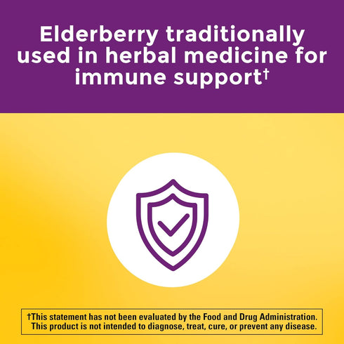 Nature Made Multi + Elderberry Capsules, Multivitamin for Daily Immune Support, One Per Day Multivitamin, 60 Count...