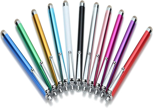 Universal 9.0 Micro Fiber Screen Metal Touch Stylus Pen Conductive Cloth Capacitive Pen Metal Touch Pen for Android Device Mobile Phone Cell Phone...