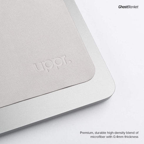 UPPERCASE GhostBlanket Screen Keyboard Imprint Protection Microfiber Liner and Cleaning Cloth 13" Compatible with MacBook Pro 13" 14" and MacBook ...