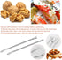 10PCS Crab Nut Crackers and Seafood Tools,Stainless Steel Lobster Crackers and Picks Set,Including 2 Lobster Crab Crackers, 4 Lobster Sheller Kniv...