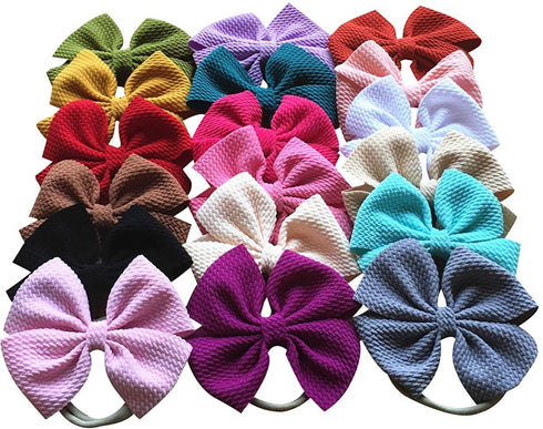 Toptim Baby Girl's Headbands and Bows for Newborn Infant Toddler Photographic Accessories (18 Pack)...