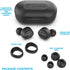 JLab JBuds Air True Wireless Signature Bluetooth Earbuds + Charging Case, Black, IP55 Sweat Resistance, Bluetooth 5.0 Connection, 3 EQ Sound Setti...