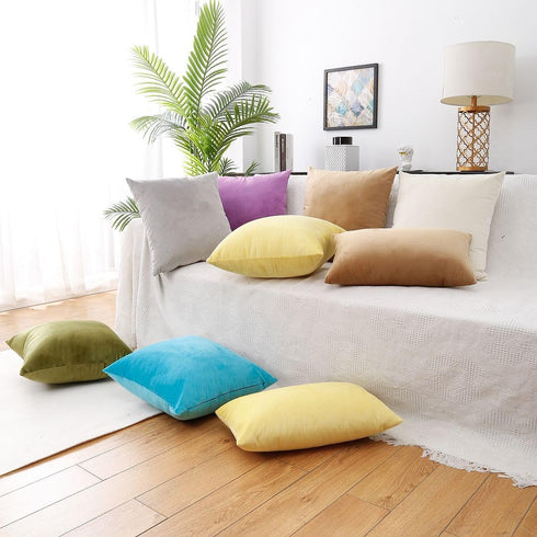 MoonRest® Synthetic Down Alternative 14x14 Square Pillow Insert Form, for Decorative Throw Pillow, Sofa, Cushions, Body and Bed - Pack of 2- Size ...