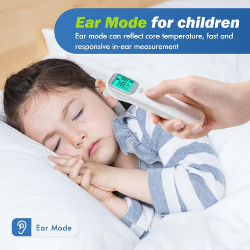 ELERA Baby Thermometer - Ear Thermometer for Kids, Infants, and Adults, Digital Precision with Quick 1-Second Measurement, 4-in-1 Non-Contact Desi...
