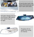 Car Rearview Mirror,Panoramic Wide Angle Reduce Blind Spots 12.6inch HD Universal Interior Rear Mirror for Cars,SUVs,Trucks,Vehicles Blue...