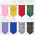 Kunyeah Wall Hanging Brooch Organizer Storage Case Colorful Canvas Pin Board Stand Enamel Pin Badge Hanging Holder Display Banner Earrings Collect...