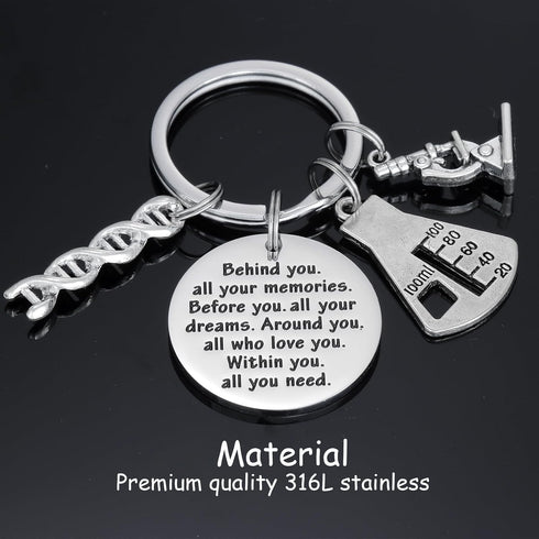 Chemistry Keychain Gifts for Biology Keychain Teens Physics Teachers Scientist Students Graduation Chemistry Keychain...