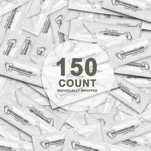150 Pack Dental Floss Picks Individually Wrapped, Floss Single Bag, Travel Dental Floss, Unflavored Floss Picks, Dental Flossers, Floss Sticks, To...