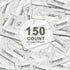 150 Pack Dental Floss Picks Individually Wrapped, Floss Single Bag, Travel Dental Floss, Unflavored Floss Picks, Dental Flossers, Floss Sticks, To...
