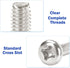 uxcell 10 Pieces M4 x 10mm TV Mount Screws, Computer TV LCD Monitor Stand Bracket Mounting Screws, Stainless Steel, Silver Tone...