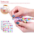Self Adhesive Rhinestones, Cridoz 735Pcs Craft Gems Self Adhesive Jewels Stickers Crystal Jewels and Gems for Crafts (12 Sheets Assorted Shapes an...