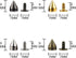 100 Sets 9MM Mixed Color Spikes and Studs Metal Bullet Cone Spikes Screw Back Leather Craft Rapid Rivet Screws Punk Studs and Spikes for Clothing ...