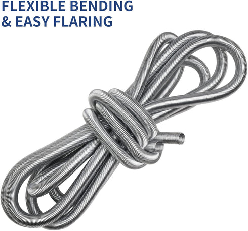 Brake Line Protector for 3/16" Tube - Upgraded Stainless Steel Brake Line Protector 3/16 Inch(2024 New), Premium Galvanized Gravel Guard Spring 16...