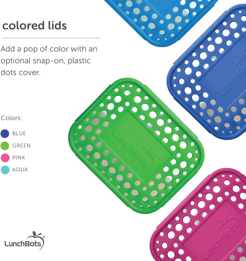 LunchBots Medium Uno Stainless Steel Sandwich Container - Open Design for Wraps - Salads or a Small Meal - Eco-Friendly - Dishwasher Safe and BPA-...