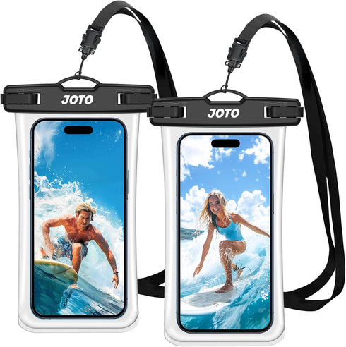JOTO IPX8 Waterproof Phone Pouch Case, Underwater Dry Bag for Phone Protector for iPhone 15 14 13 12 11 Pro Max, Galaxy S24 S23 S22 Ultra Pixel to...