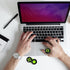 WTYCD Original Fidget Toy Game, Rubberized Classical Controller Fidget Concentration Toy with 8-Fidget Functions and Lanyard - Excellent for Relie...