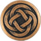 Bezelry 12 Pieces Tiny Celtic Knot Metal Shank Buttons. 20mm (3/4 inch) (Antique Copper)...