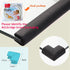 M2cbridge U Shape Extra Thick Furniture Table Edge Protectors Foam Baby Safety Bumper Guard 6.5 Ft (Black with 4 Corners)...
