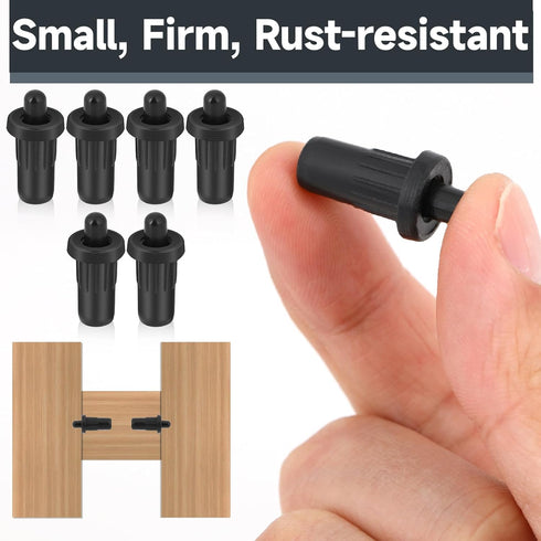 20 Pieces Cabinet Door Repair Pins Damper Replacement Repair Pins Kitchen Cabinet Door Spring Pins Down Central Door Buffer Door Shutter Repair Pi...