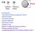 50 Pack 3V High Capacity Lithium Button Coin Cell Batteries CR2450 ECR2450 Used in Most Electronic Devices...