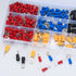 200 Pcs Mixed Quick Disconnect Electrical Ring Terminals, Insulated O Ring Crimp Terminals Connectors, Electrical Wire Crimp Terminals Connectors ...