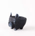 Small Flower Pots for Succulents 1.5-2.4 in - Black Ceramic French Bulldog Mini Pots for Potted Succulent and Cactus Planters Indoor Room Decor- C...
