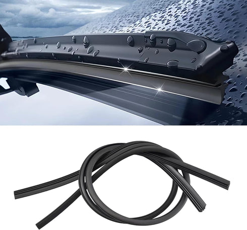 22Inch Windshield Wiper Blades Strips, Auto Adjustable Insert Rubber Wiper Blade Refills, Universal for SUV Truck Car Accessories (Set of 2)...