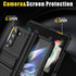 for Samsung Galaxy Z Fold 5 Case, Shockproof 2 in 1 Silicone Rubber with Hard PC Rugged Full Body Protection Phone Cover for Samsung Galaxy Z Fold...