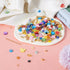 Cheriswelry Box of DIY Jewelry Making Finding Kit with Natural Shell Beads Millefiori Glass Beads Alloy Charms Plastic Beads Jump Rings Lobster Cl...
