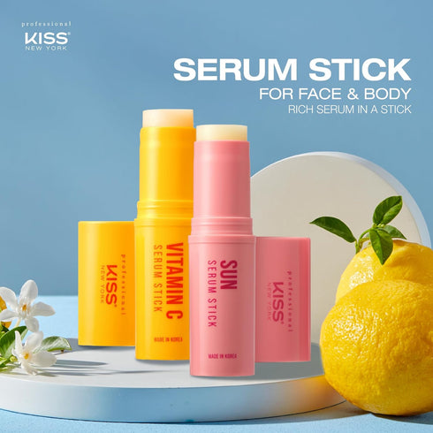 Professional Vitamin C Serum Stick, Brightening & Hydrating Balm for Face and Body, Antioxidant-Rich, Evens Tone, Portable Skincare, Smooth Fine L...