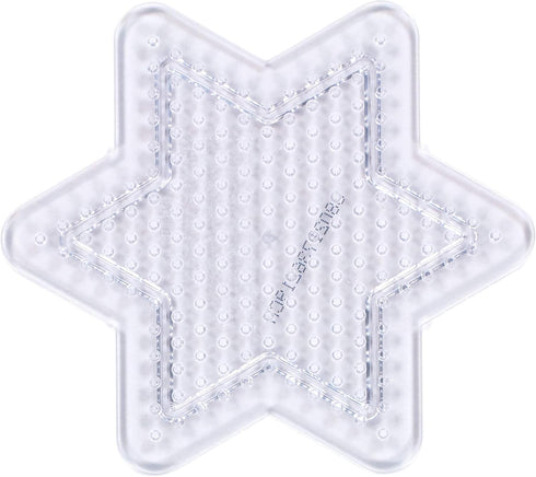 Perler Beads Basic Shapes Clear Pegboard Set, Small, Clear, 5 pcs...