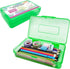 Plastic Translucent Pencil Box,Pencil Cases with Snap-Tight Lid for Pens, Pencils, School Supplies,Office Supplies, 1 Pack...
