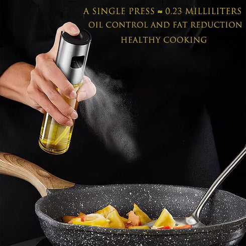 Oil Sprayer for Cooking,100ml Olive Oil Spritzer,Olive Oil Spray Bottle for Salad, BBQ, Kitchen Baking, Roasting...