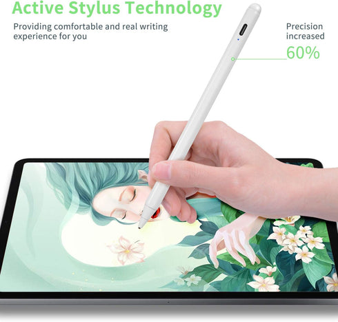 iPhone Stylus Pen, Active Capacitive Digital Pencil Stylus for iPhone Pen,Good for Sketching and Note-Taking Touch Screen Pens with Type-C Recharg...