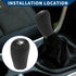 6 Speed Manual Gear Shift Knob for Mazda 5 2012-2015 / Front Automotive Gearbox Stick Shifter Lever Knob Durable Faux Leather Plastic / 1 Pcs Blac...