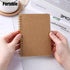Koogel 4PCS Mini Spiral Notebooks, Spiral Journal Notepads Small Kraft Cover Notepads Ruled Pocket Notebooks for Note Taking Office School Supplie...