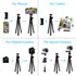 Phone Tripod LINKCOOL 360 Degree Rotation Flexible Tripod Travel Octopus Tripod for iPhone/Smartphone/Ipad/DSLR/Sports Action Camera, with Bluetoo...