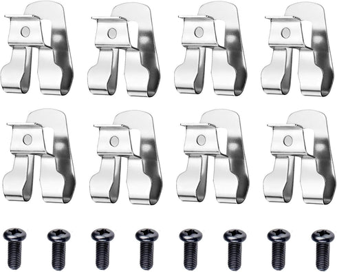 8PCS Belt Clip for Ryobi, Belt Hook with Screw for Ryobi and Ridgid 18 Volt Tools 633586002, 304 Stainless Steel Tool Belt Clip,Replacement Drill ...