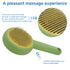 self-cleaning cat and dog grooming brush hair removal comb, cat brush and dog pet comb tool, used to remove loose and loose hair, tangled hair on ...