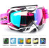 Motorcycle Motocross Goggles ATV Racing Goggles Dirt Bike Tactical Riding Motorbike Goggle Glasses, Bendable Windproof Dustproof Scratch Resistant...