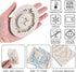 Baroque Silicone Fondant Frame Mold, Photo Cake Mold for Baking Wedding Birthday Party Cake Decorating, Cupcake Toppers Chocolate, Curlicues Borde...