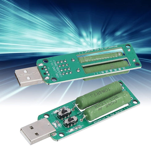 Loads Test Module Accessory, Easy Using DC 5V USB Load Tester 1A 2A 3A Discharge for Power Bank...