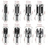 8 PCS Wood Plug Cutter, Wood Cutting Tool Straight and Tapered Plug Cutter Set Wood Plug Cutters for Woodworking Tenon Cutter Four Sizes Plug Cutt...
